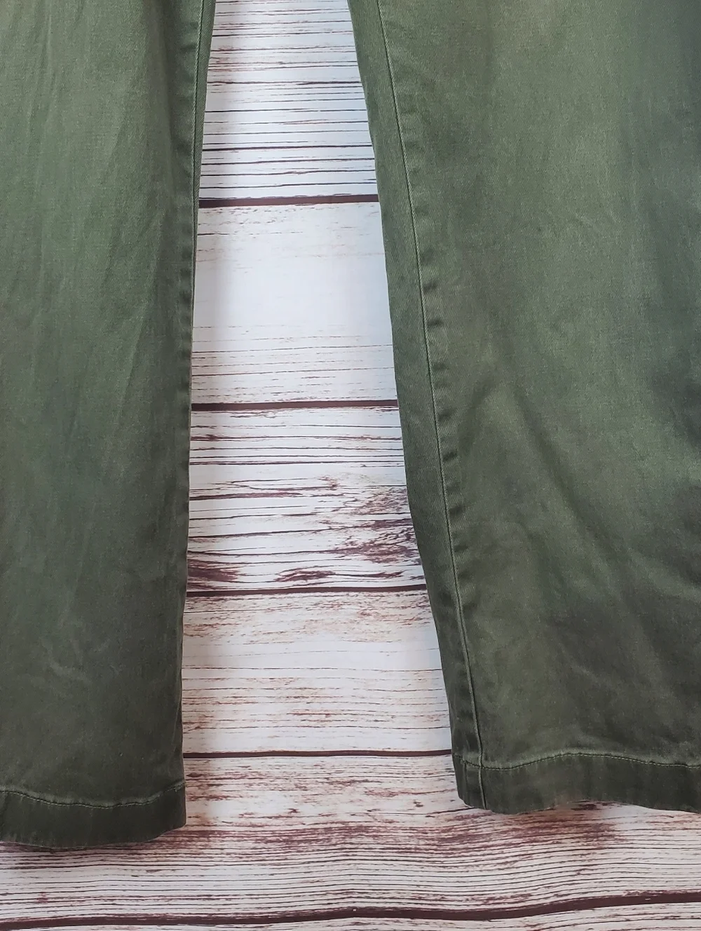 J.Crew Stretch Mens 34x34 770 Green Khaki Chino Pants